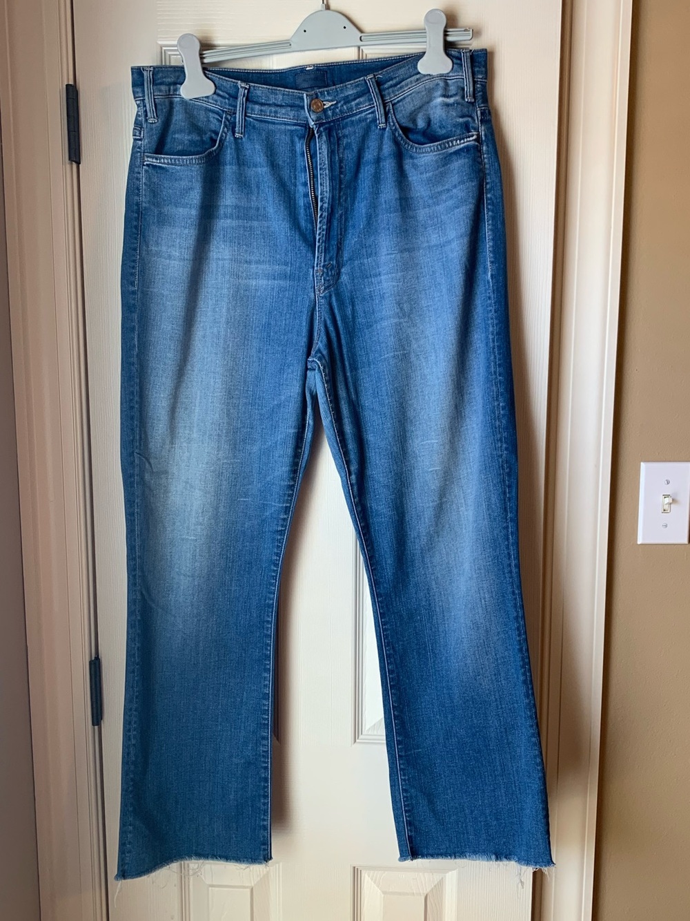 EUC - Mother - The Hustler Ankle Fray - Wishful Drinking - Size 34
